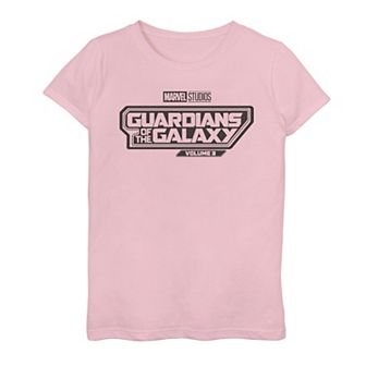 Girls 7-16 Guardians Of The Galaxy Vol. 3 Title Logo Graphic Tee