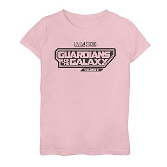 Girls 7-16 Guardians Of The Galaxy Vol. 3 Title Logo Graphic Tee