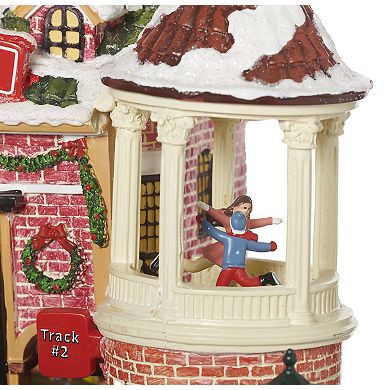 Roman Musical Light Up Christmas Town Center