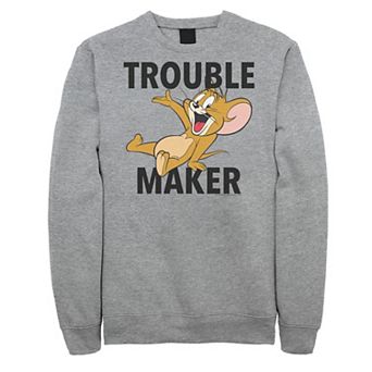 Big & Tall Tom and Jerry Troublemaker Portrait Graphic Fleece