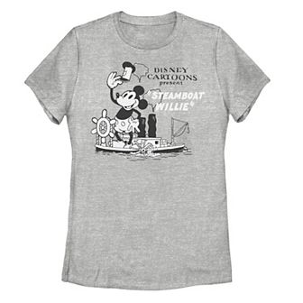 Disney's Mickey Mouse Juniors' Steamboat Willie Cartoon River Tee