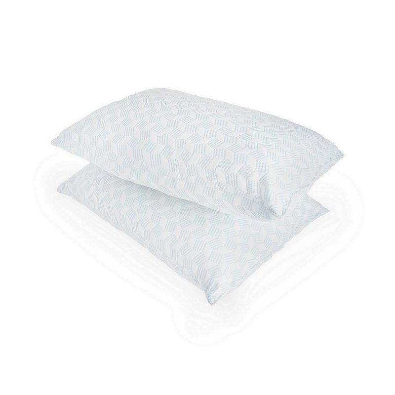 Cannon 2-pack Medium Cooling Pillows, White, King