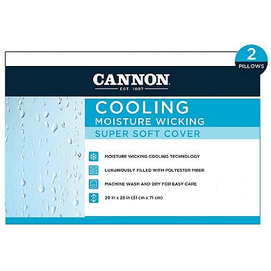 Cannon 2-pack Medium Cooling Pillows