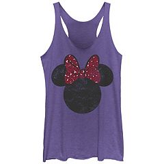 Disney's Minnie Mouse Polka Dot Character Juniors Tank Top