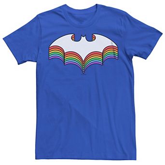 Men's DC Comics Batman Pride Drop Shadow Emblem Graphic Tee