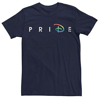 Disney's Rainbow Print Logo Men's Graphic Tee