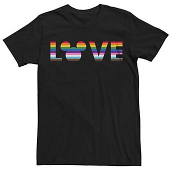Disney's Mickey Mouse Men's Love is Love Graphic Tee