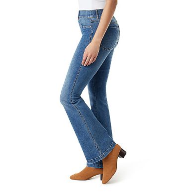 Petite Gloria Vanderbilt Shape Effect Pull-On Flare Jeans