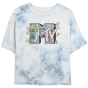 Juniors' MTV Pop Stereo Bombard Wash Graphic Tee