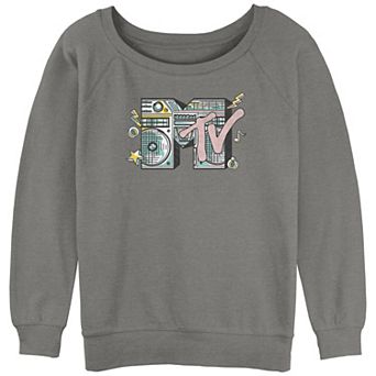 Juniors' MTV Pop Stereo Slouchy Graphic Sweatshirt