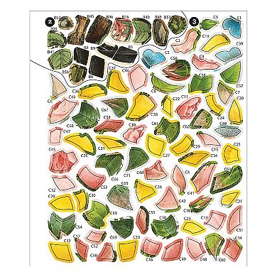 Brain Games Sticker By Number: Vintage Flowers