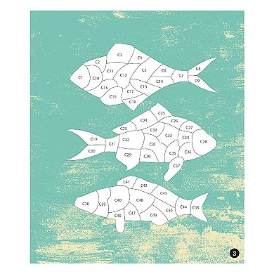 Brain Games Sticker By Number: Vintage Sea Life