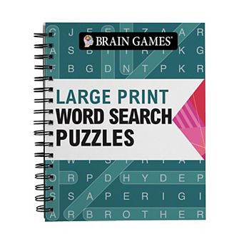 Brain Games Large Print Word Search Puzzles