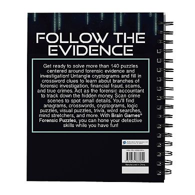 Brain Games® Forensic Puzzles Book