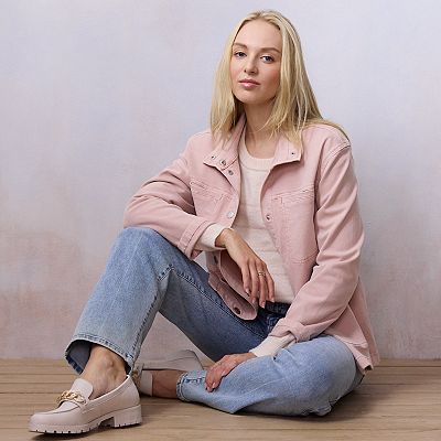 Women's LC Lauren Conrad Anorak Denim Jacket