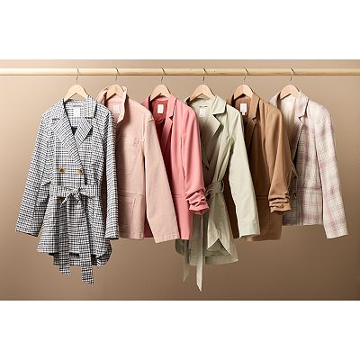 リノ(CLUÉL Collaboration) CHAMBRAY COAT Women's LC Lauren Conrad Anorak Denim Jacket