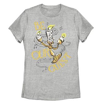 Disney's Beauty And The Beast Lumiere Juniors' Be Our Guest Tee