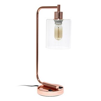 Lalia Home Iron Desk Lamp with USB Port