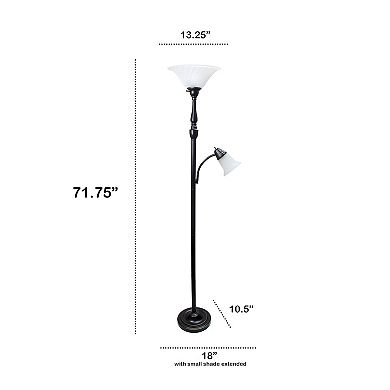 Lalia Home Floor Lamp with Reading Light