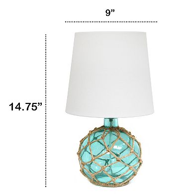 Lalia Home Glass Rope Table Lamp