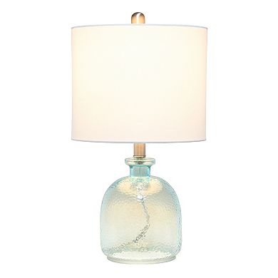 Lalia Home Hammered Glass Table Lamp