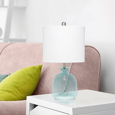 Lalia Home Hammered Glass Table Lamp