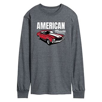 Men's American Muscle Long Sleeve Graphic Tee