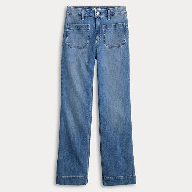 Women's Sonoma Goods For Life Patch Pocket Flare Jeans