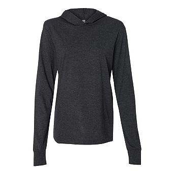 BELLA + CANVAS Jersey Hooded Long Sleeve Tee