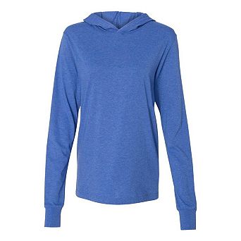 BELLA + CANVAS Jersey Hooded Long Sleeve Tee