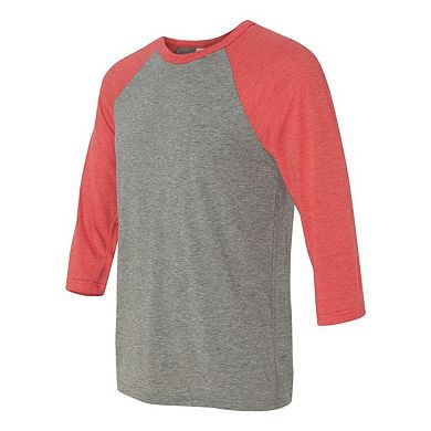 Bella + Canvas Three-quarter Sleeve Baseball Tee