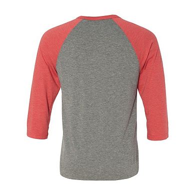 Bella + Canvas Three-quarter Sleeve Baseball Tee