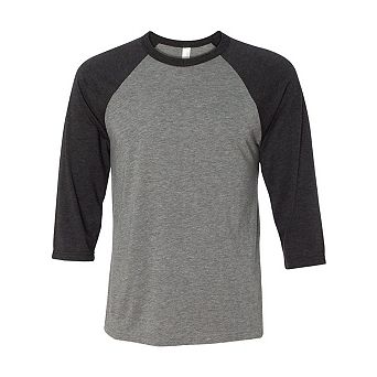 BELLA + CANVAS Three-Quarter Sleeve Baseball Tee