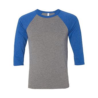BELLA + CANVAS Three-Quarter Sleeve Baseball Tee