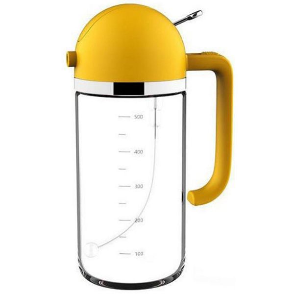 2in1 Oil Bottle Spray And Automatically Open Pour Olive Oil Gravy