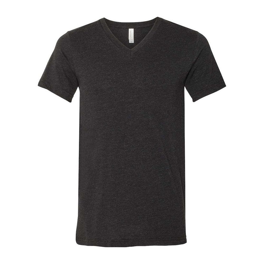 BELLA + CANVAS Heather CVC V-Neck Tee