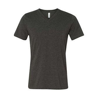 BELLA + CANVAS Heather CVC V-Neck Tee