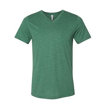 BELLA + CANVAS Heather CVC V-Neck Tee