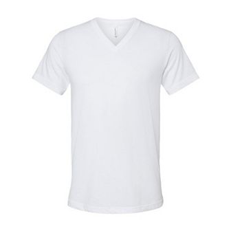 BELLA + CANVAS Heather CVC V-Neck Tee