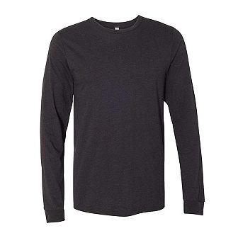 BELLA + CANVAS Heather CVC Long Sleeve Tee