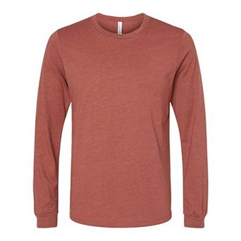BELLA + CANVAS Heather CVC Long Sleeve Tee