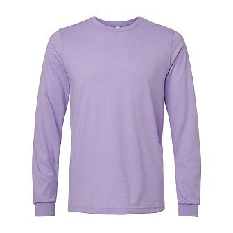 BELLA + CANVAS Heather CVC Long Sleeve Tee