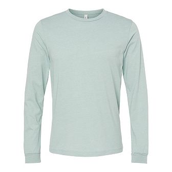 BELLA + CANVAS Heather CVC Long Sleeve Tee