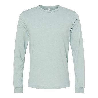 BELLA + CANVAS Heather CVC Long Sleeve Tee