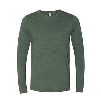 BELLA + CANVAS Heather CVC Long Sleeve Tee