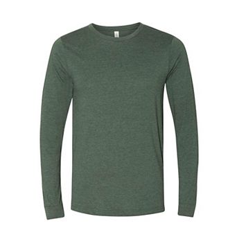 BELLA + CANVAS Heather CVC Long Sleeve Tee