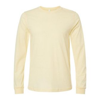 BELLA + CANVAS Heather CVC Long Sleeve Tee
