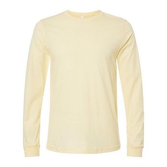BELLA + CANVAS Heather CVC Long Sleeve Tee