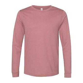BELLA + CANVAS Heather CVC Long Sleeve Tee