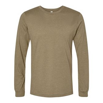 BELLA + CANVAS Heather CVC Long Sleeve Tee
